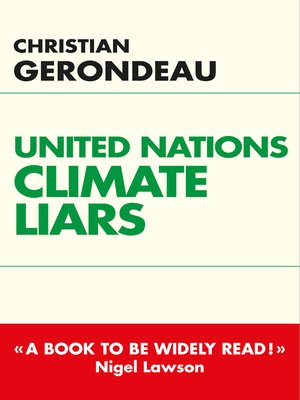 cover image of United nations climate liars